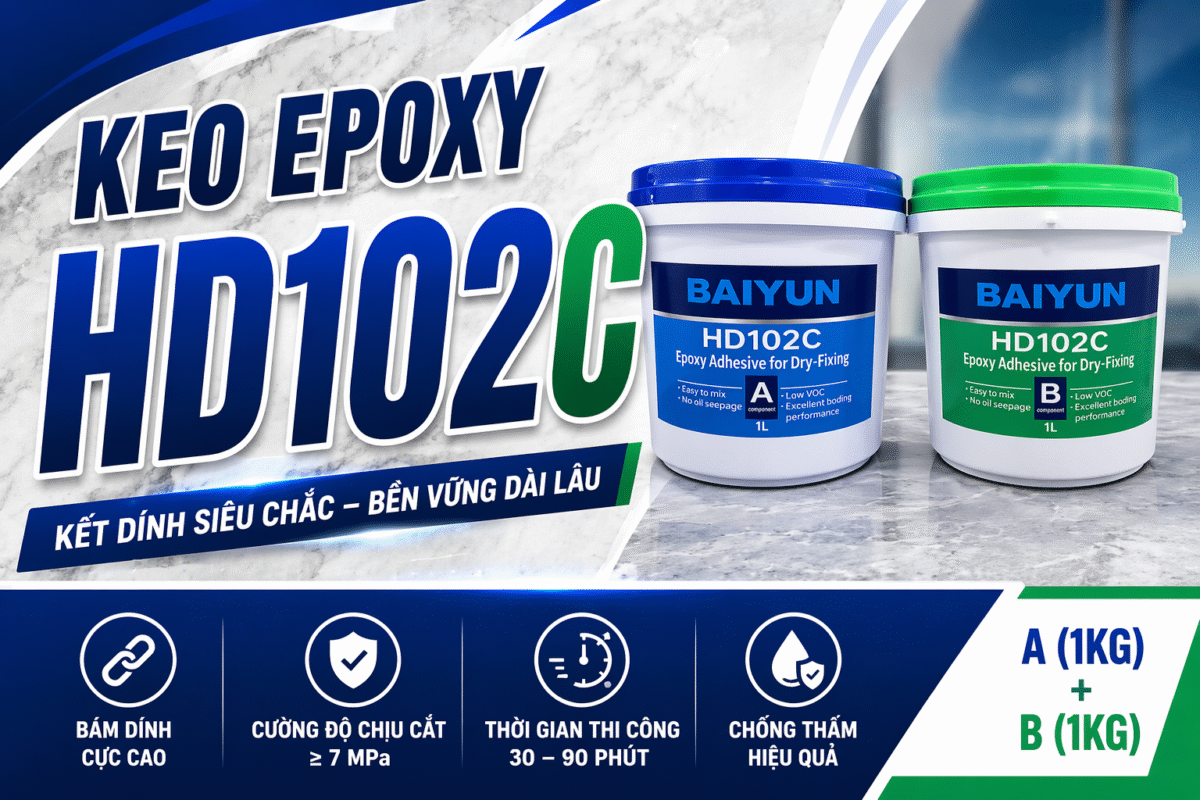 Keo epoxy 2 thành phần HD102C là gì ?