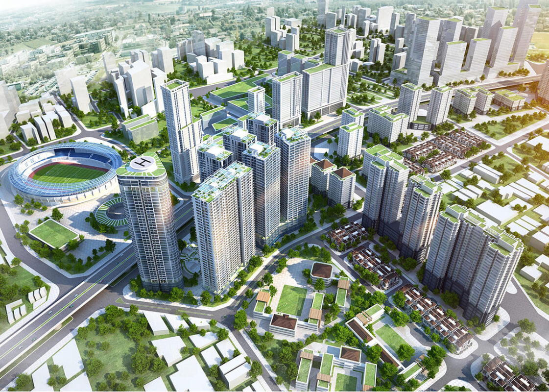 Dream City Hưng Yên – Công trình ứng dụng giải pháp keo silicone Baiyun